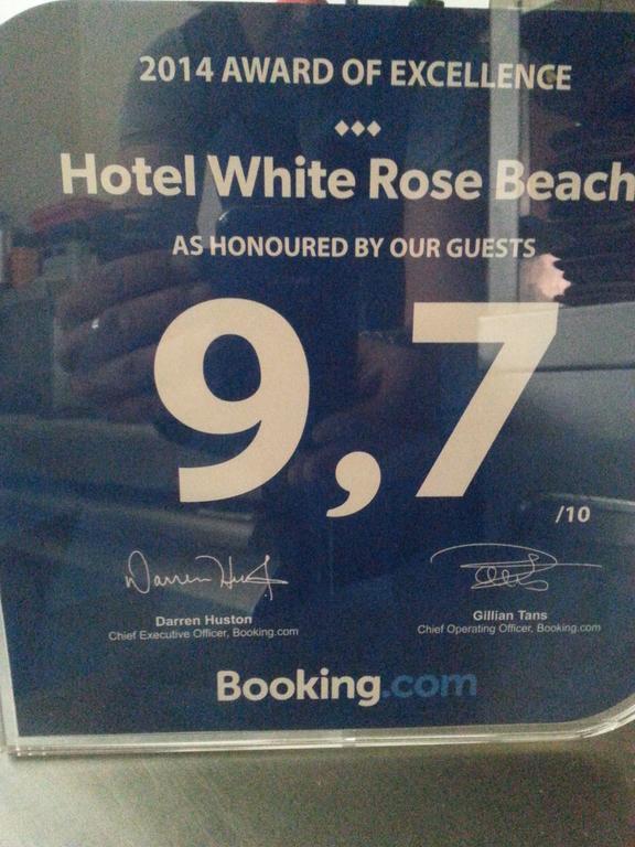 Hotel White Rose Beach Olympiakí Aktí Exteriör bild